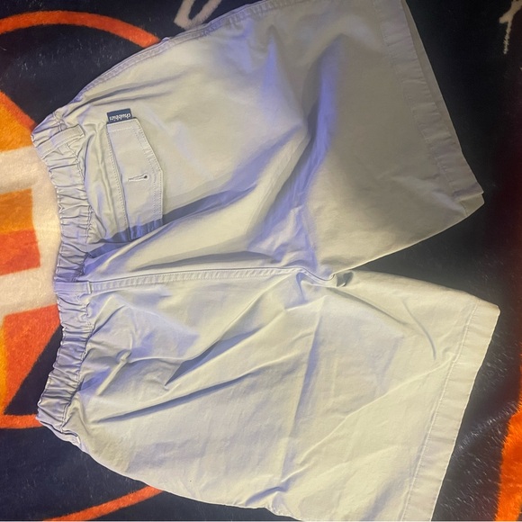 Light Gray Casual Bermudas with Elastic Waistband and Relaxed Fit - Picture 2 of 2